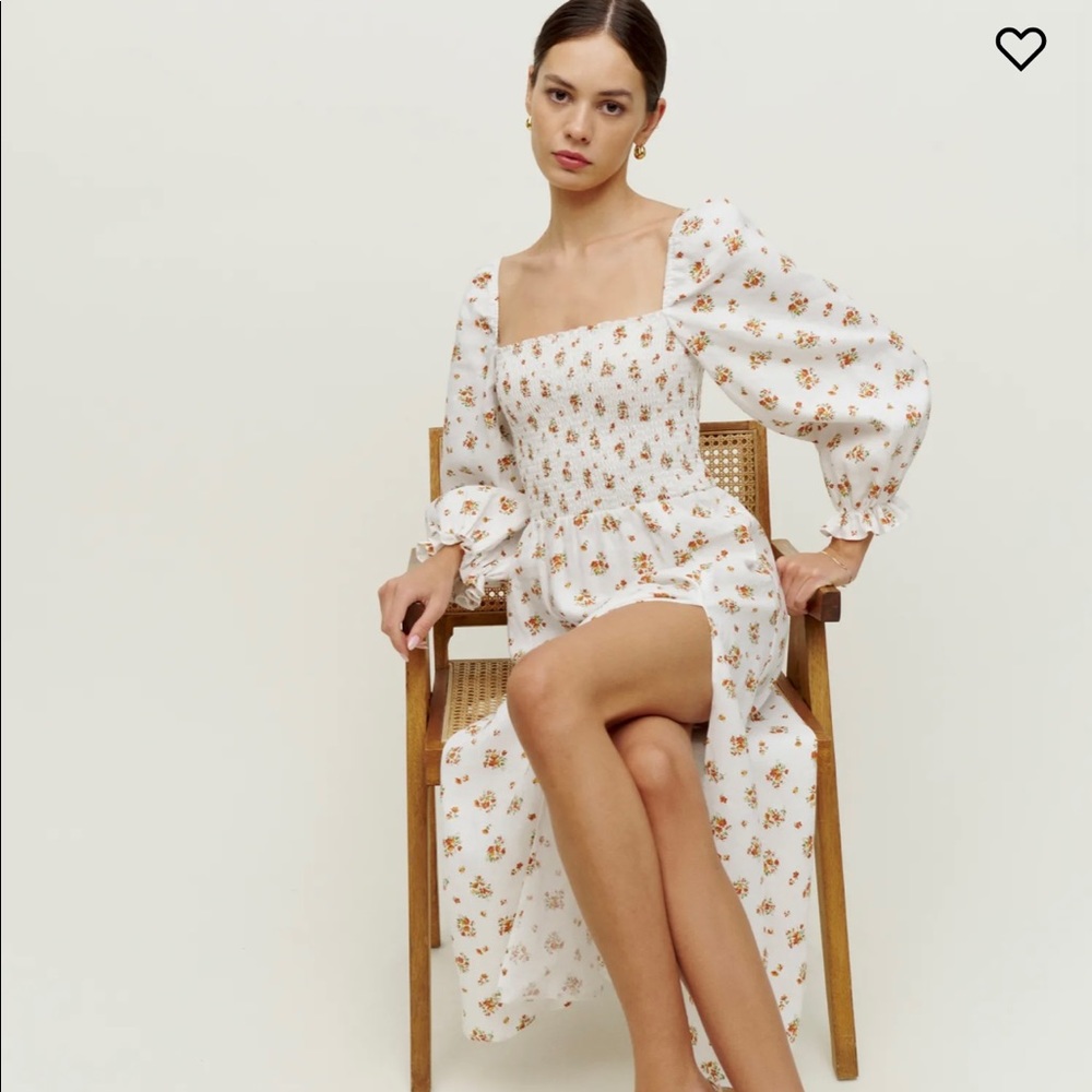 ✨ HOST PICK ✨ House of Harlow 1960 *Blue* Floral Dress - Linen - NWT